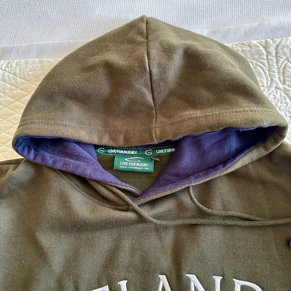 HOODED IRISH SWEATSHIRT WITH “ kangaroo pouch” by LIVE FOR RUGBY - Picture 14 of 14